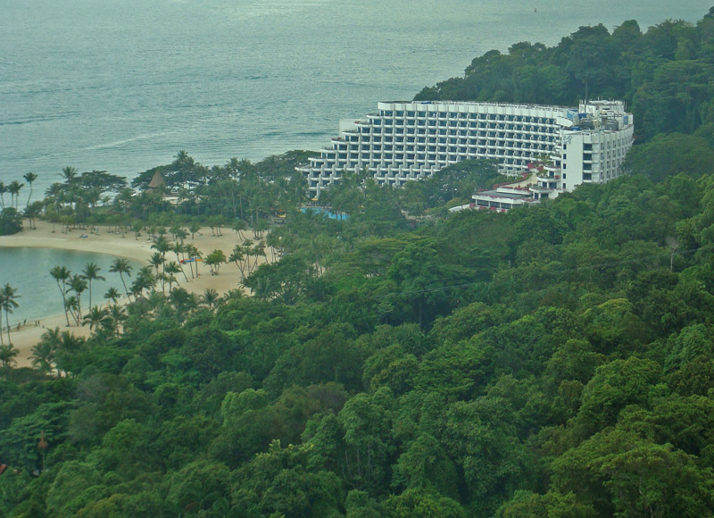 View of the Shangri-La Rasa Sentosa Resort